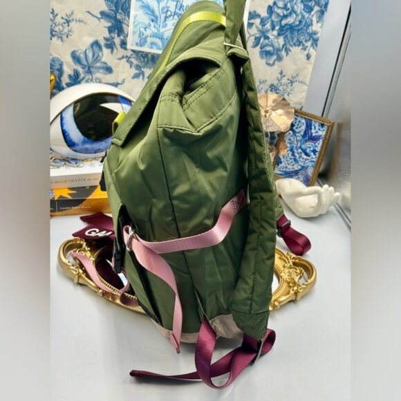🆕 GANNI 🧿 NWT Tech Recycled Backpack, Kalamata - Picture 7 of 14